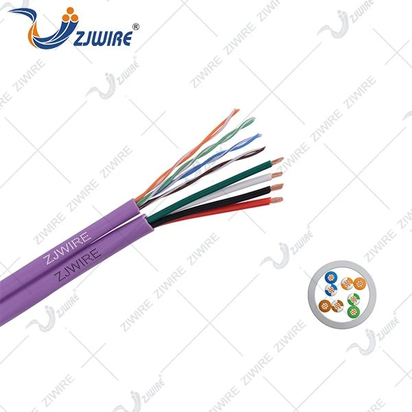 Network cable with power cord