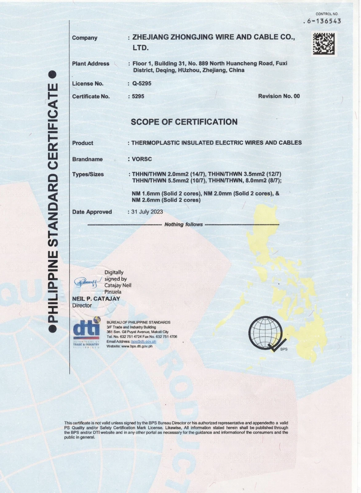 Certificate Certificate